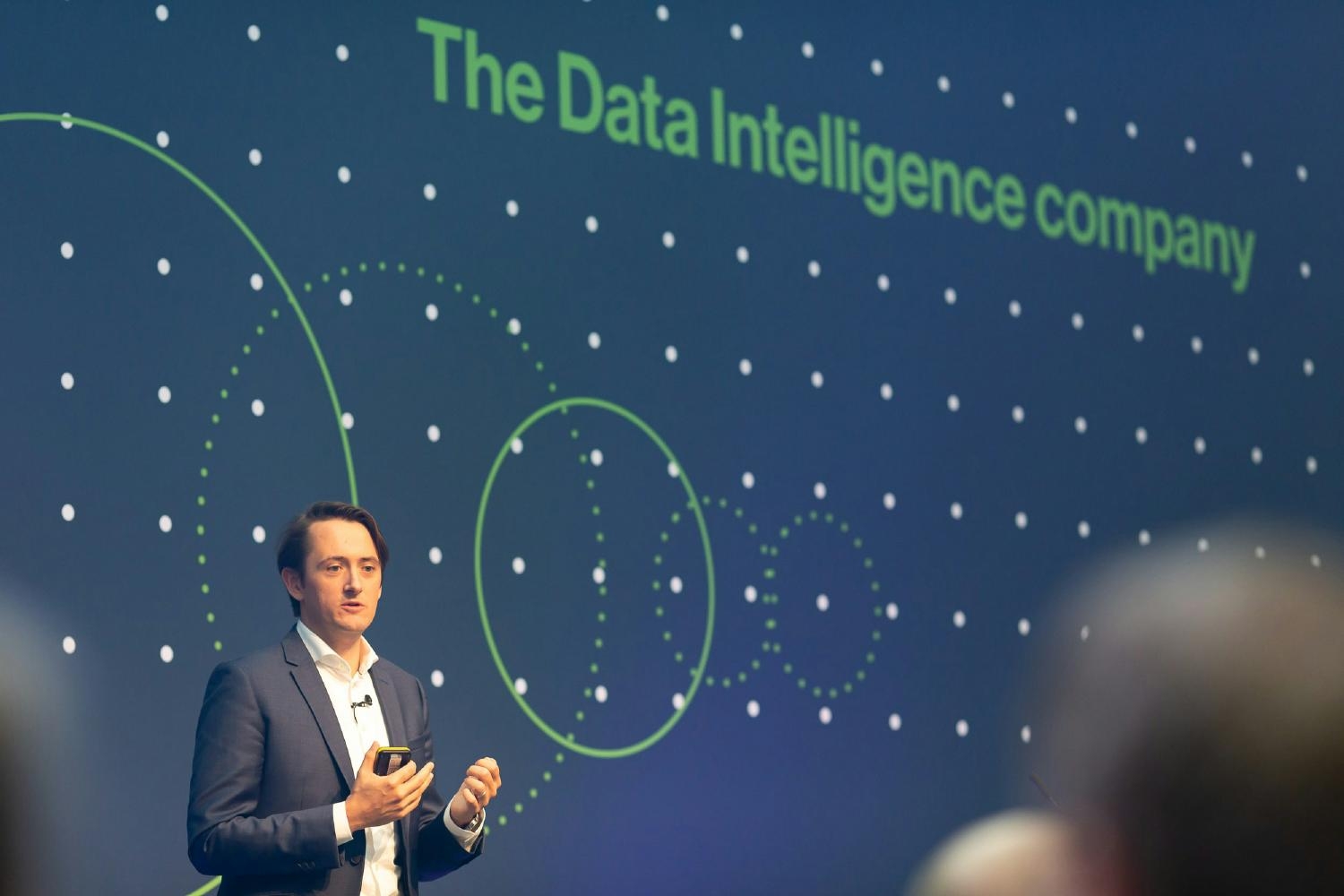 Felix Van de Maele, Co-Founder and CEO, on stage at Collibra's Data Citizens conference.