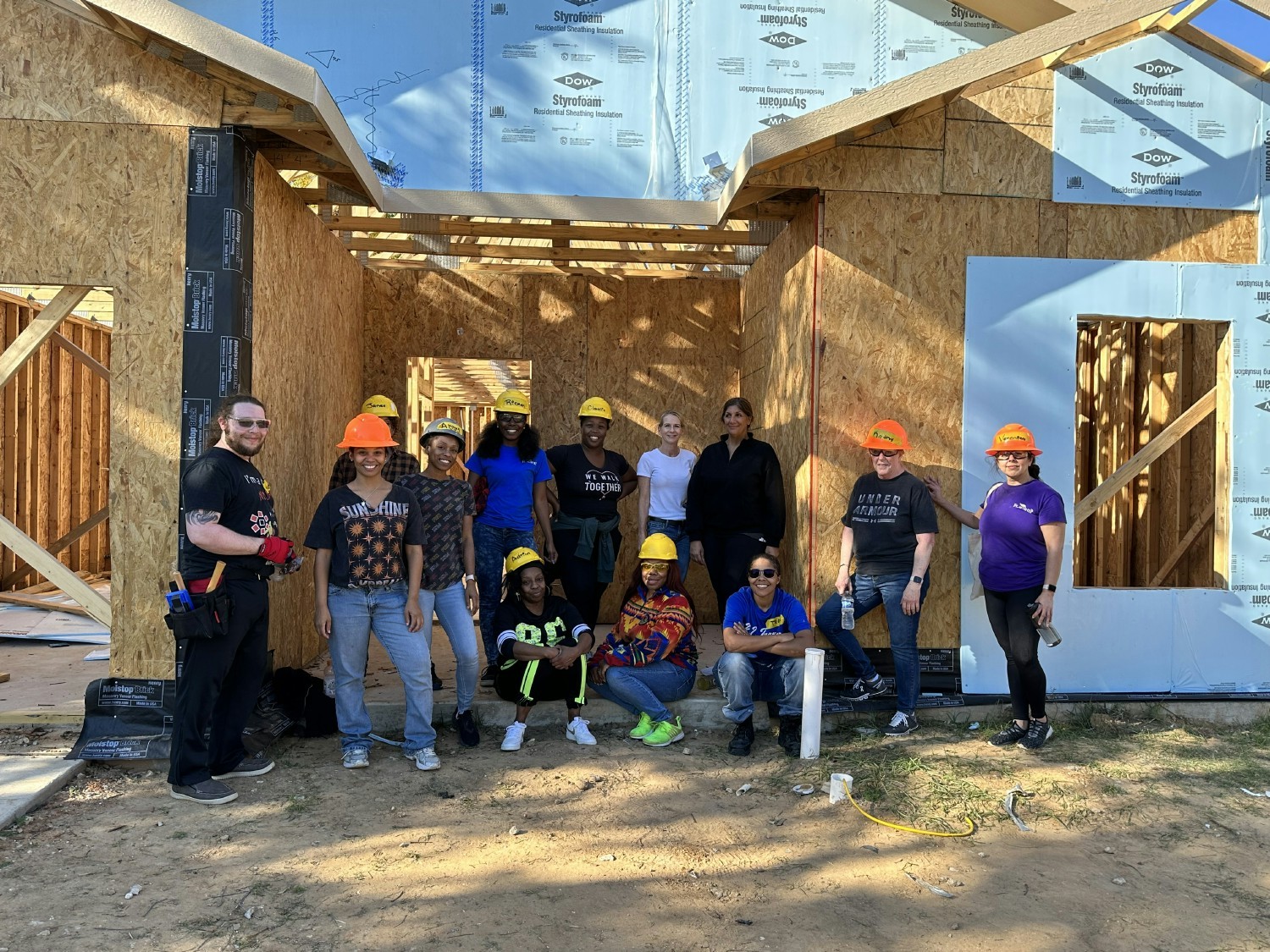 The Flagship crew stepped up, putting their volunteer time off to good use as they teamed up with Habitat for Humanity.