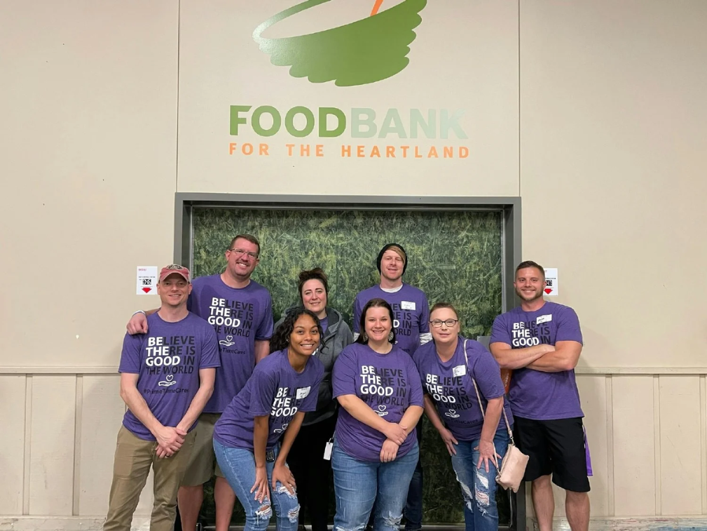 Volunteering the Omaha Food Bank 2023