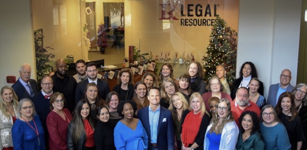 The Legal Resources Team celebrating our accomplishments for the year and the holidays.
