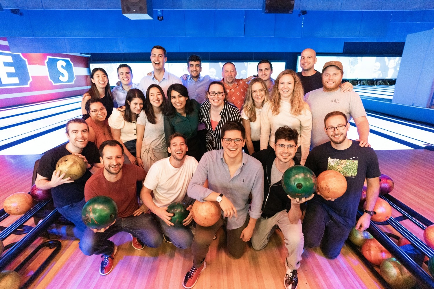 Bowling Frenzy at Chelsea Piers for our in-person Team Building Workshops