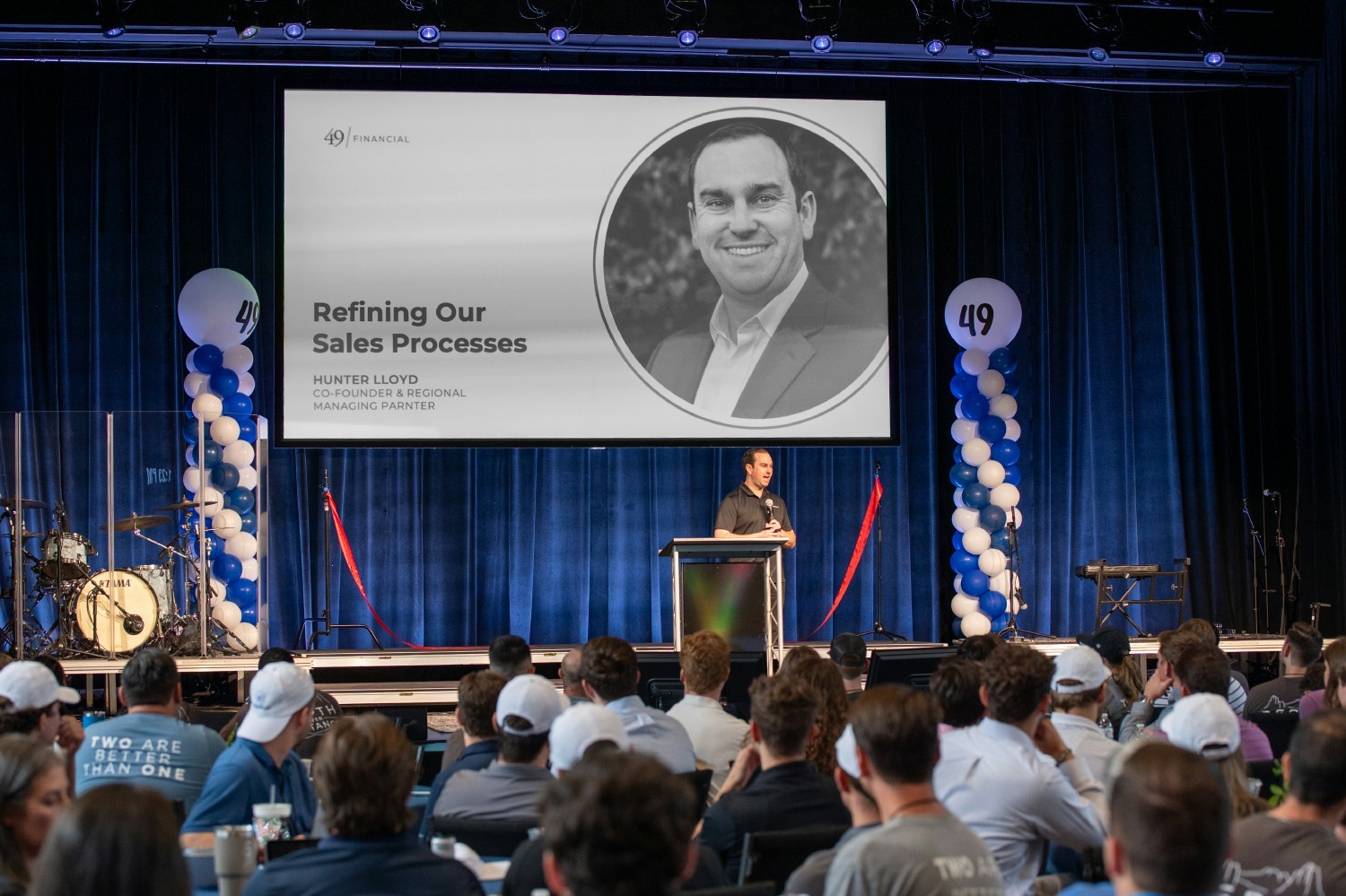 “One of our Co-Founders, Hunter Lloyd, speaking at our annual SUMMIT conference about firm updates.”