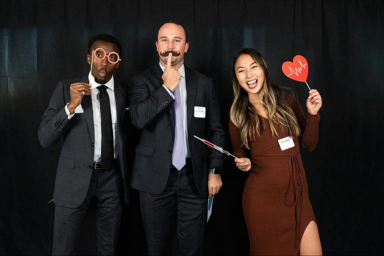 “A few members of our LA team, having fun per usual, at a fundraiser event!”