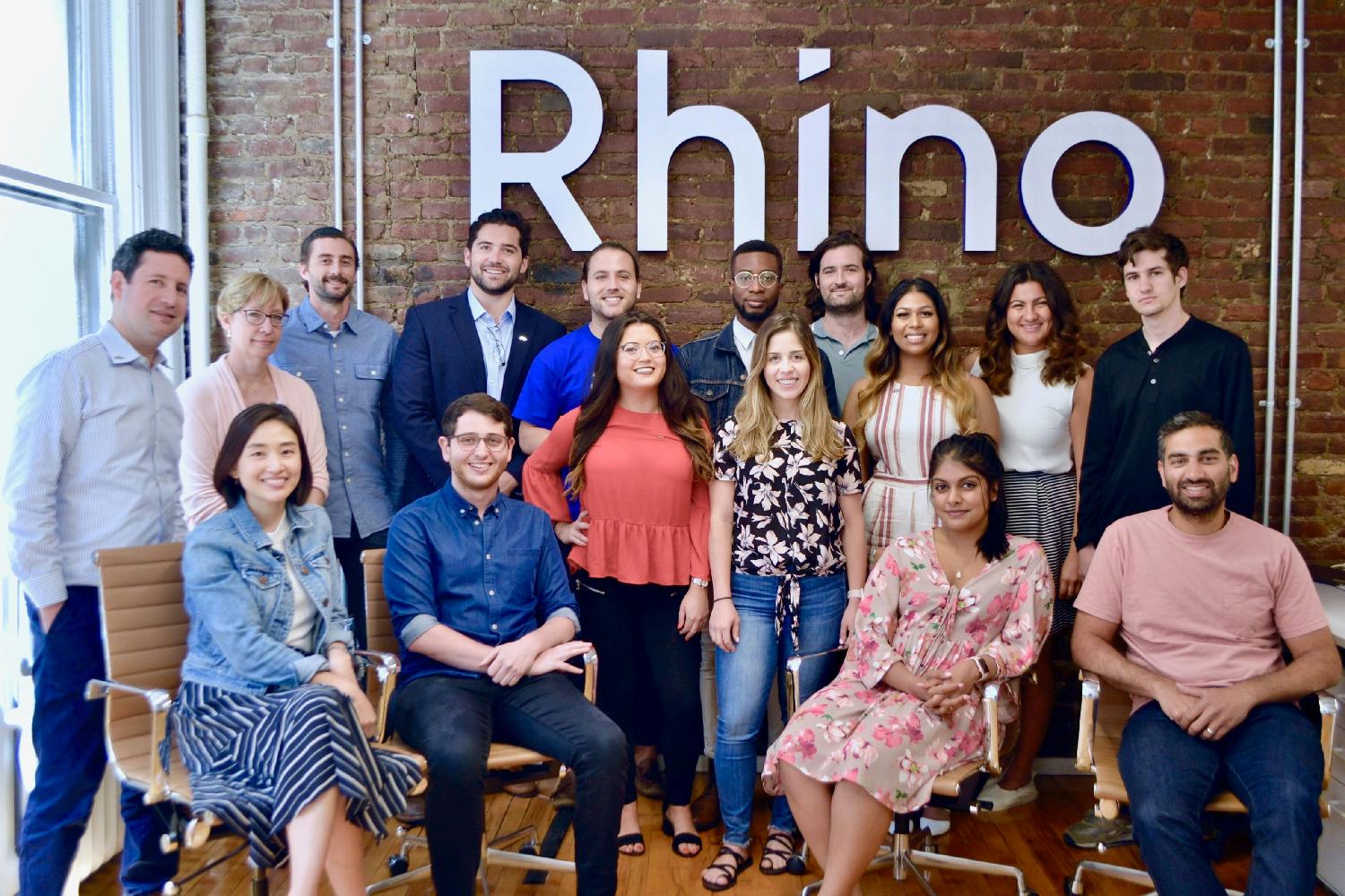 Rhino employees at NYC office. 