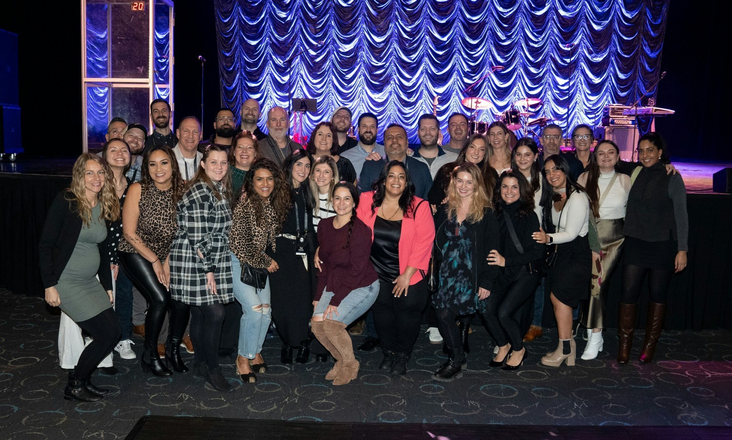 Colleagues gather for a group photo at SKO in Atlantic City, New Jersey. 