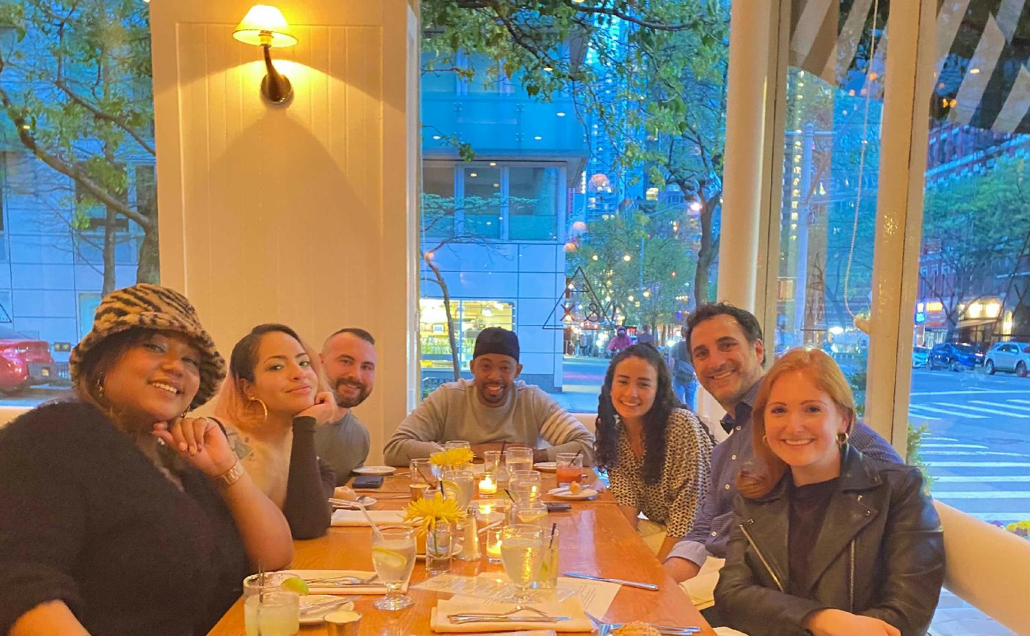 Our Talent Acquisition team meets more of their Thirty Madison colleagues for a group dinner in NYC.