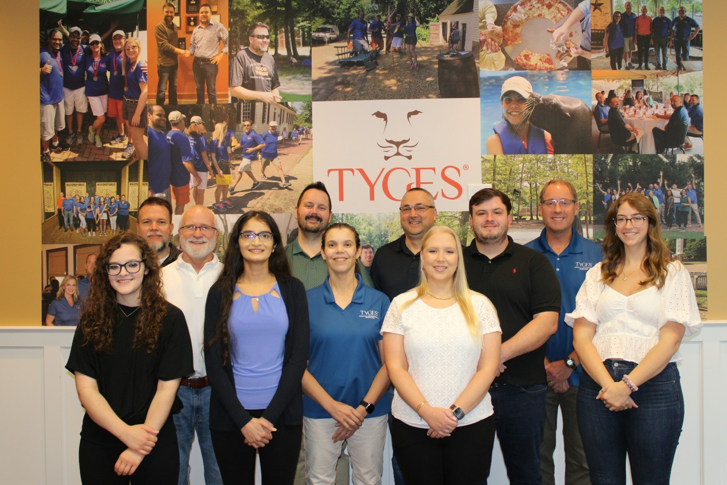 TYGES team members at HQ in Williamsburg, VA.