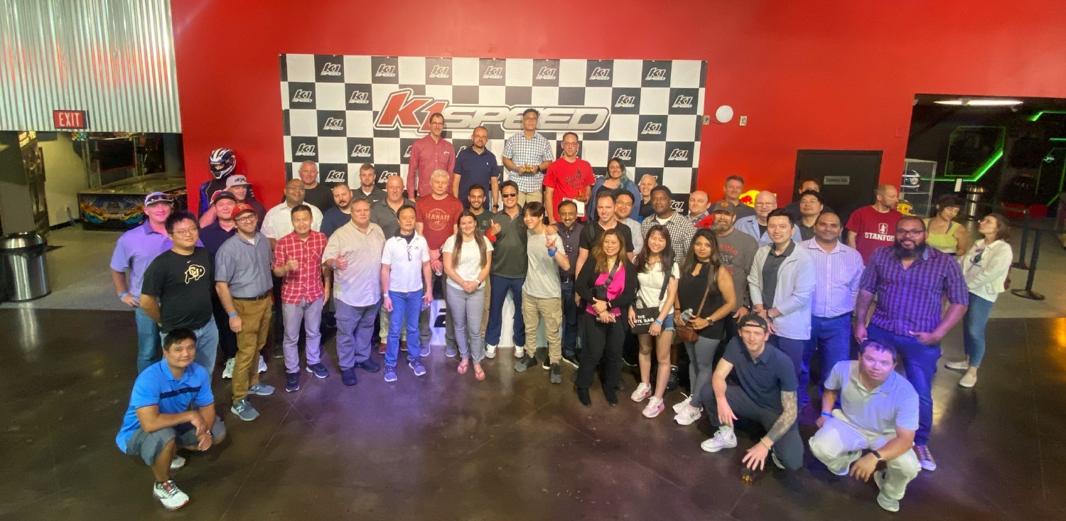At our company event, we have a need for speed!