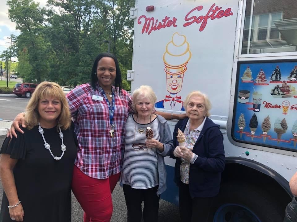 It's a great day for the ice cream truck! We enjoy having specialty food trucks come to our communities.