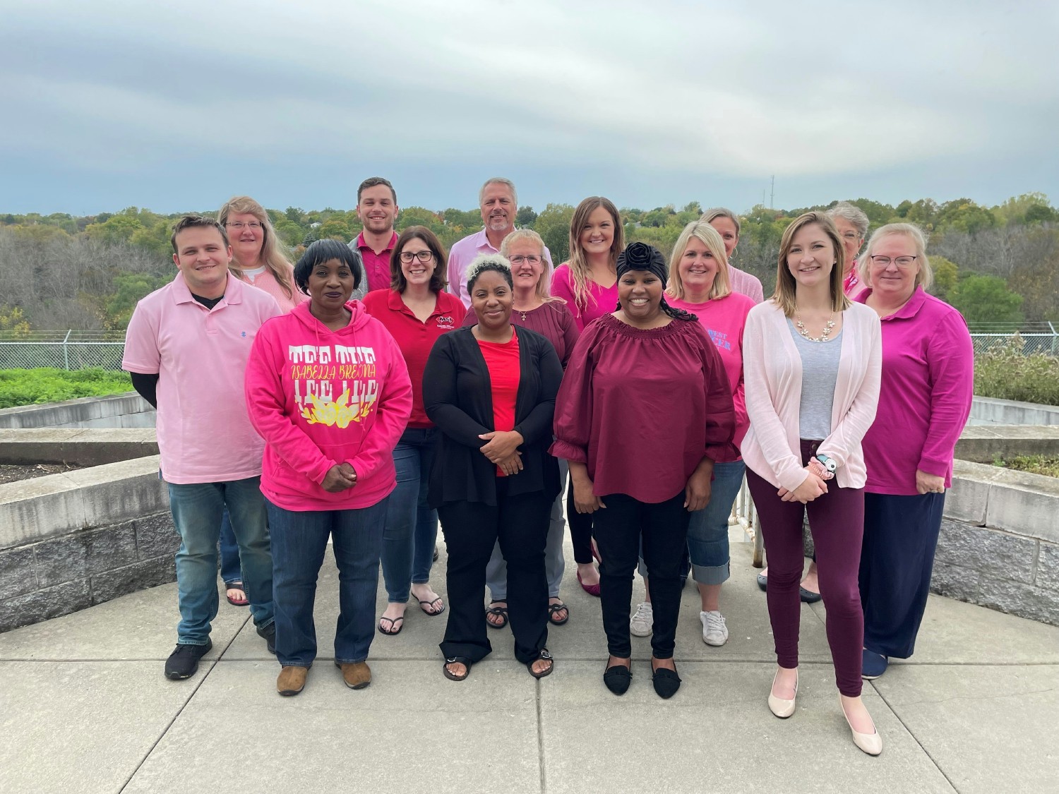 MSI joins together in wearing pink to show support during Breast Cancer Awareness Month.
