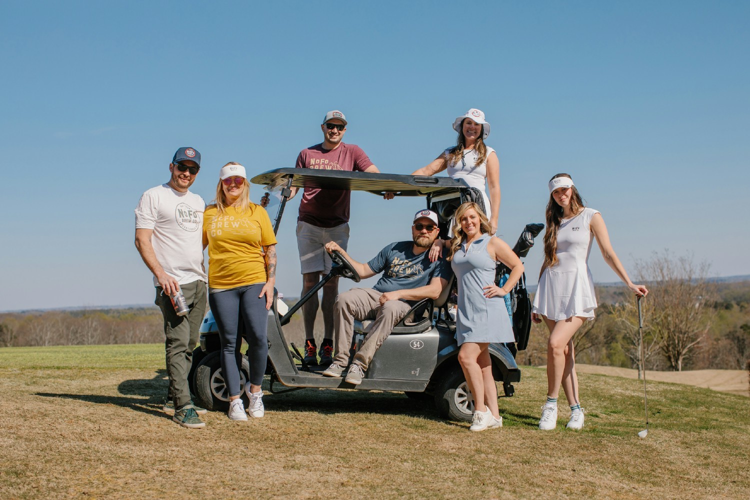 Supporting a local golf course at Country Land, our team did a photoshoot for our new merch to celebrate the Masters. 