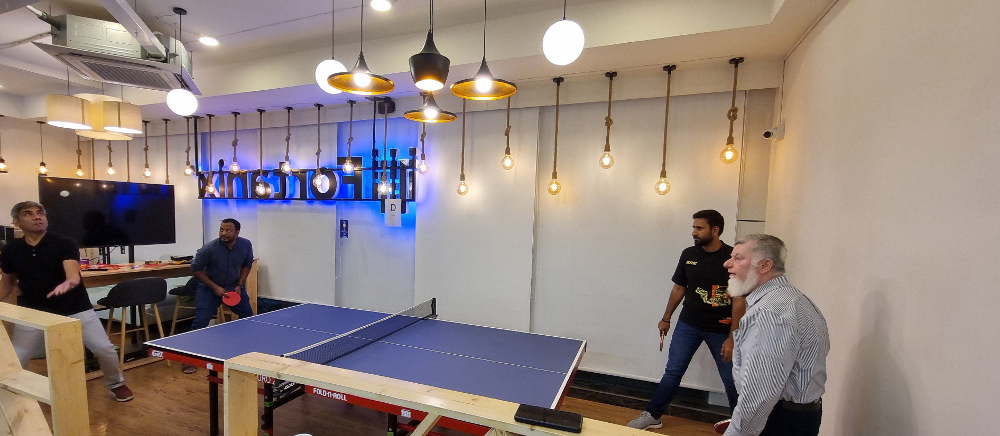 A little friendly competition in the Bangalore, India office