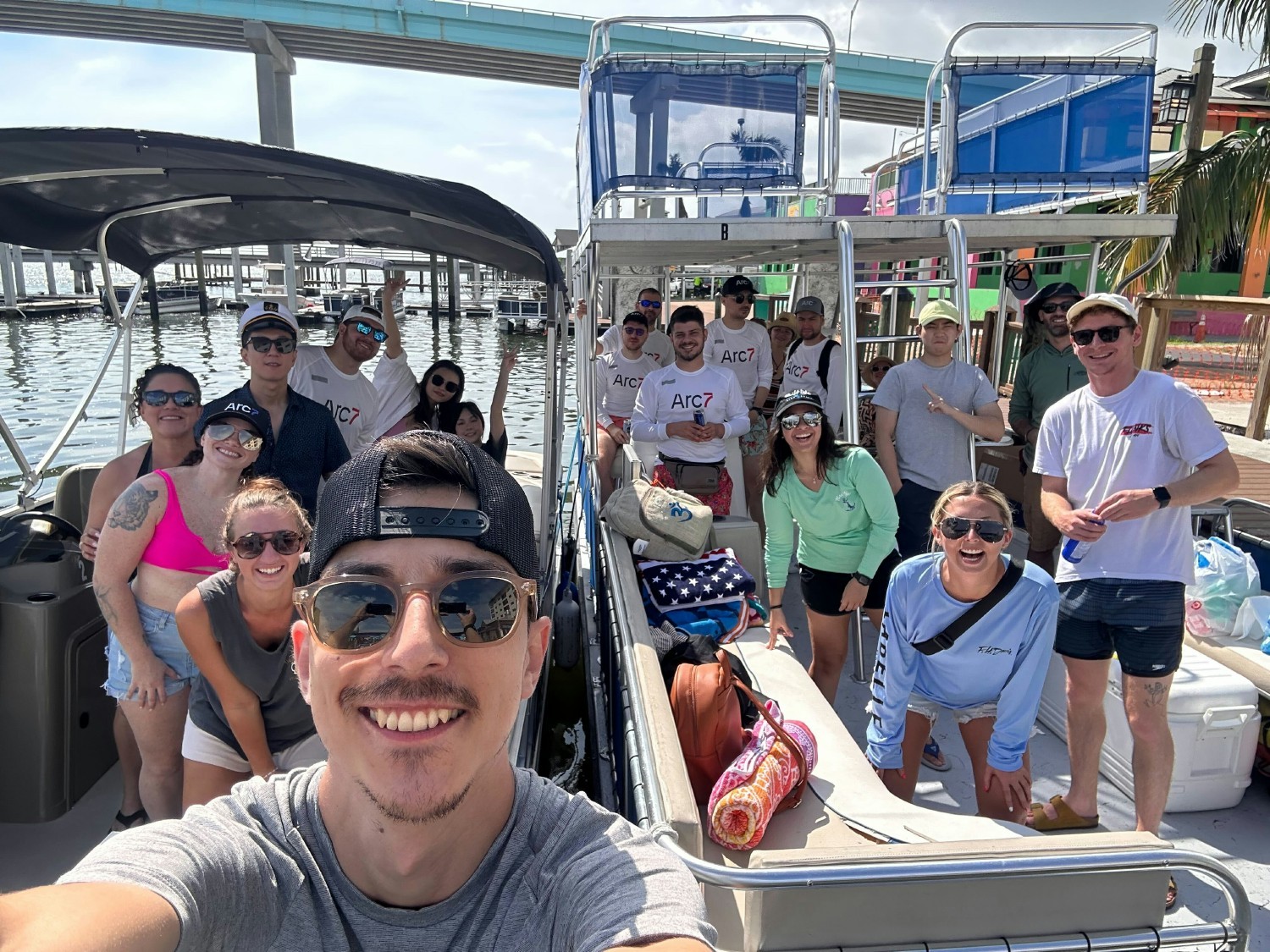 Team boat day