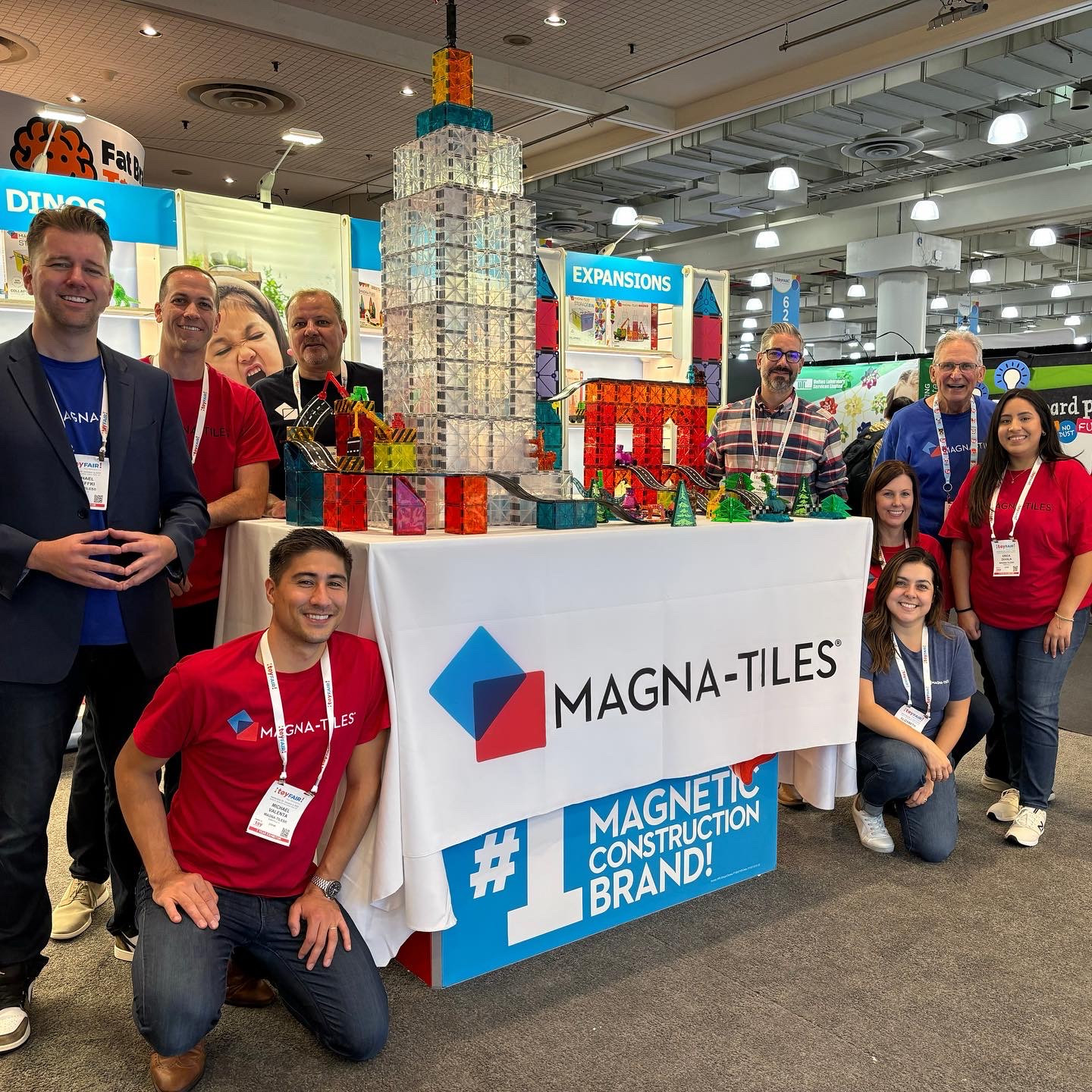 At NY Toy Fair, our team showcased products with pride, making a mark in the industry!