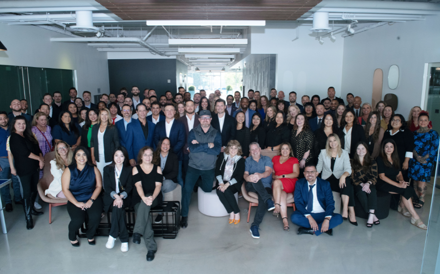 Over 100 team members traveled to CV3 headquarters in El Segundo, California to celebrate the company’s official launch.
