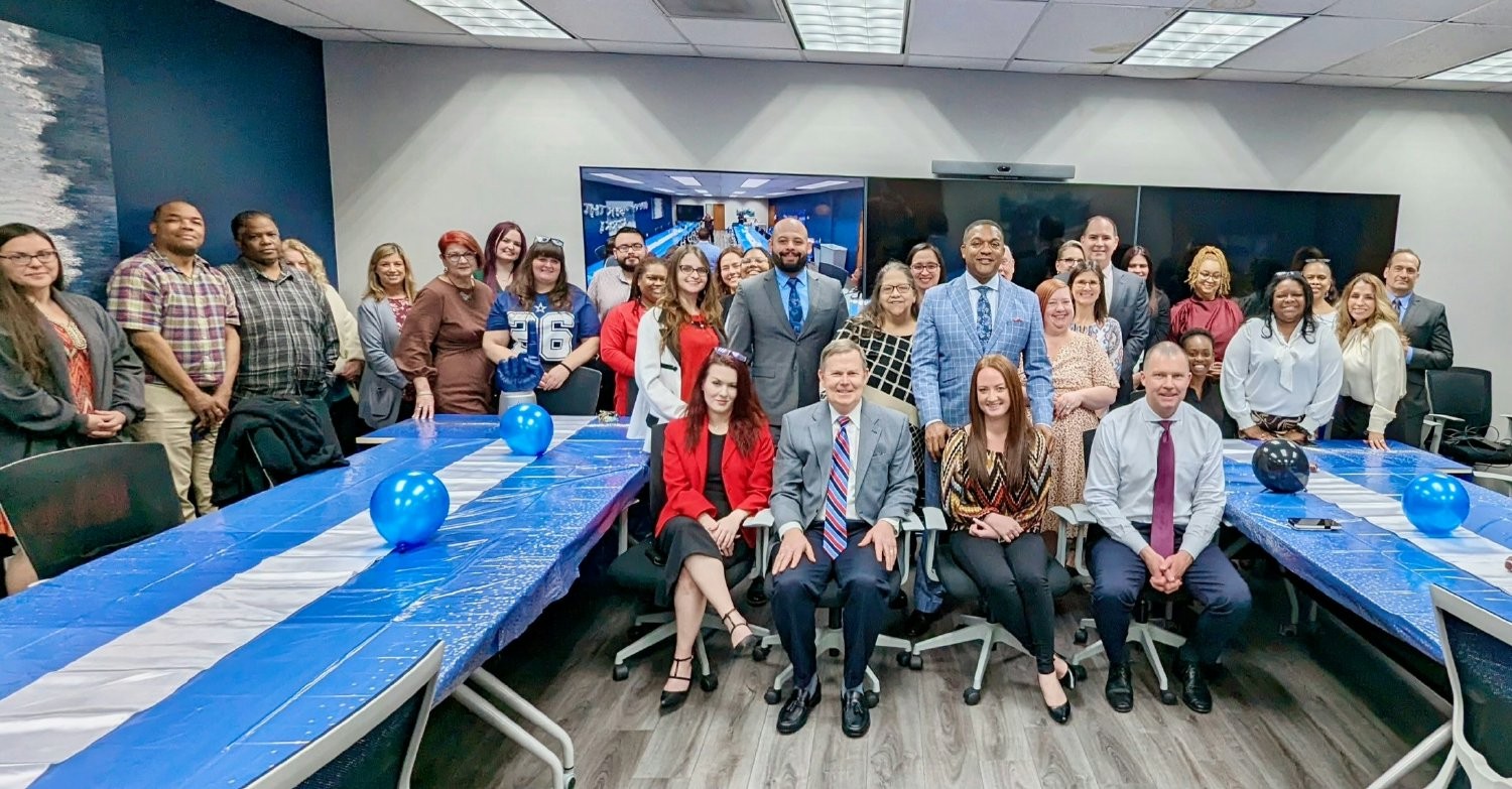 Some of our corporate employees at Mr. Willis surprise birthday celebration this year. (2/2024)