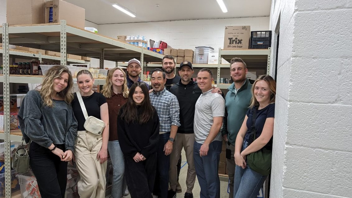 eHub team joined for a service project at Cottonwood Food Pantry, supporting local community efforts.