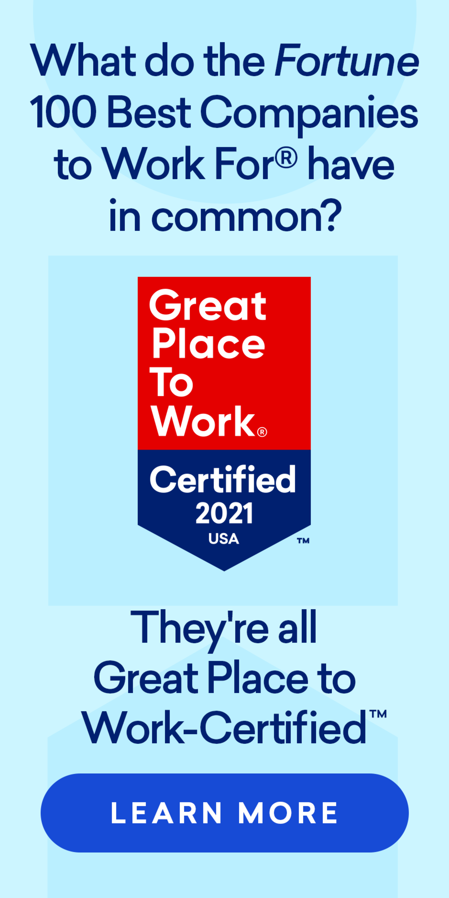 Fortune Best Workplaces for Aging Services™ 2020 | Great Place to Work®