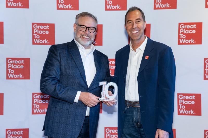 Perry Richardson (UCHealth) and Paul Wolcott (Great Place To Work)