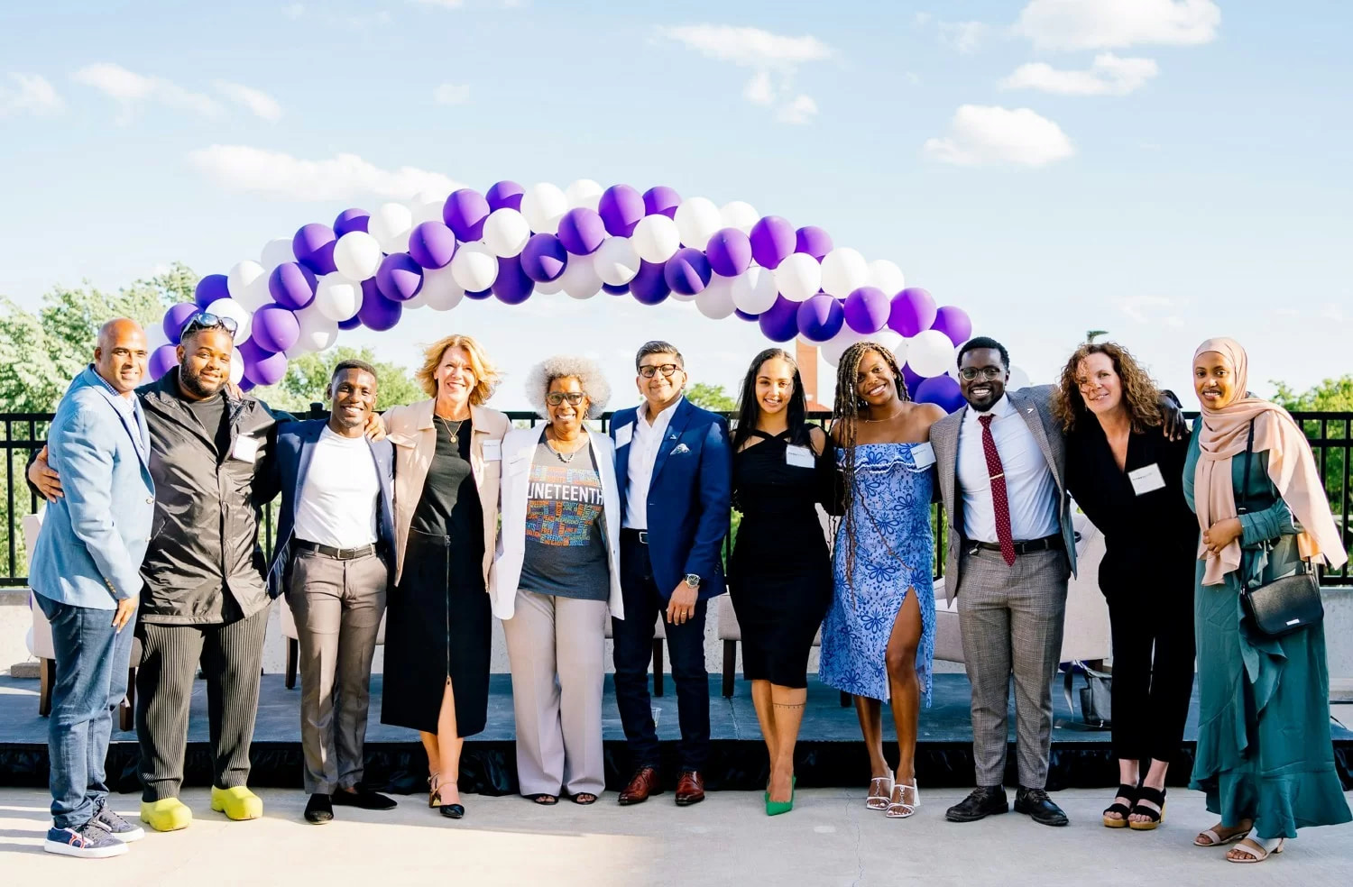  Accenture employees in Minneapolis, Minnesota celebrate Juneteenth