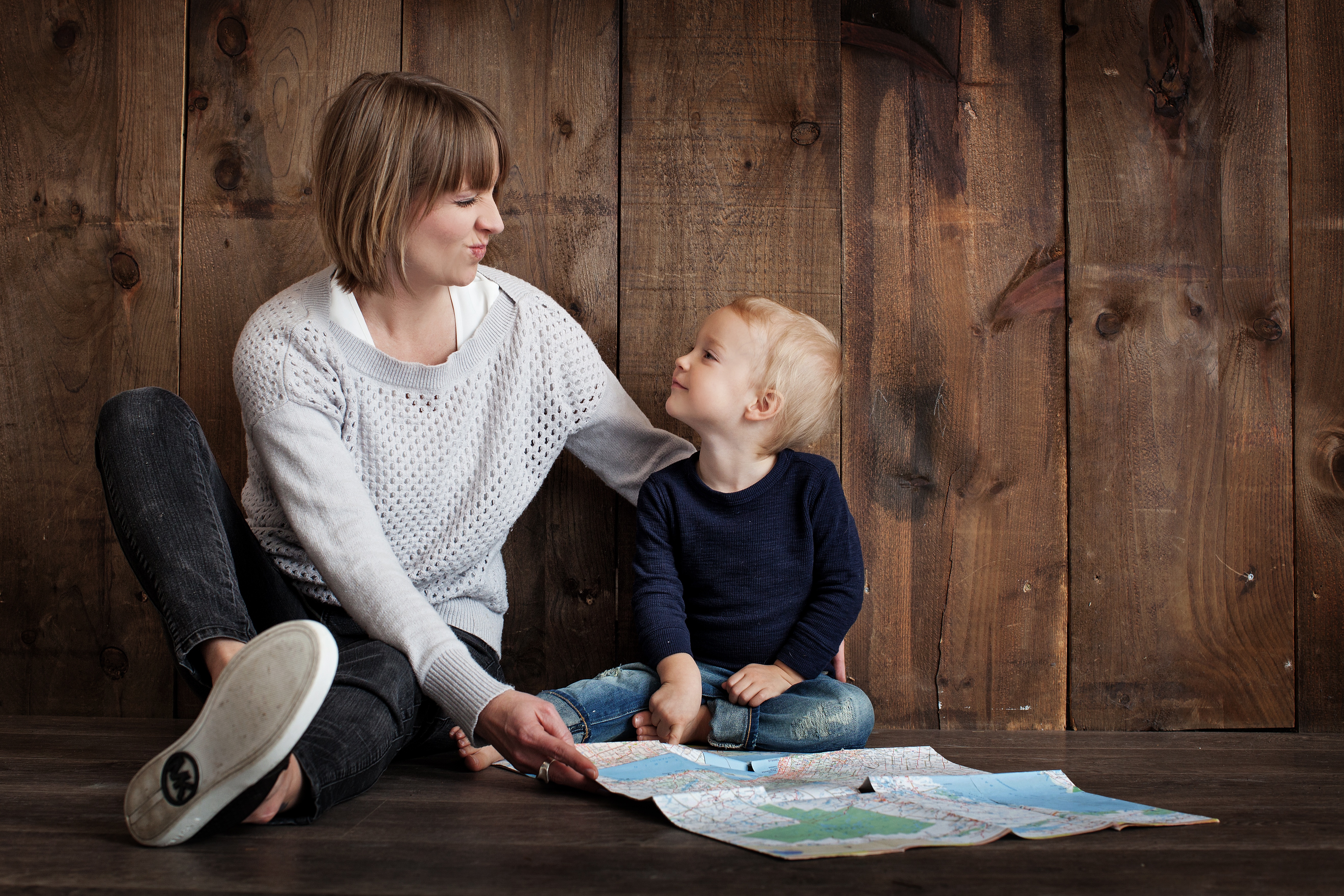  working mom and son