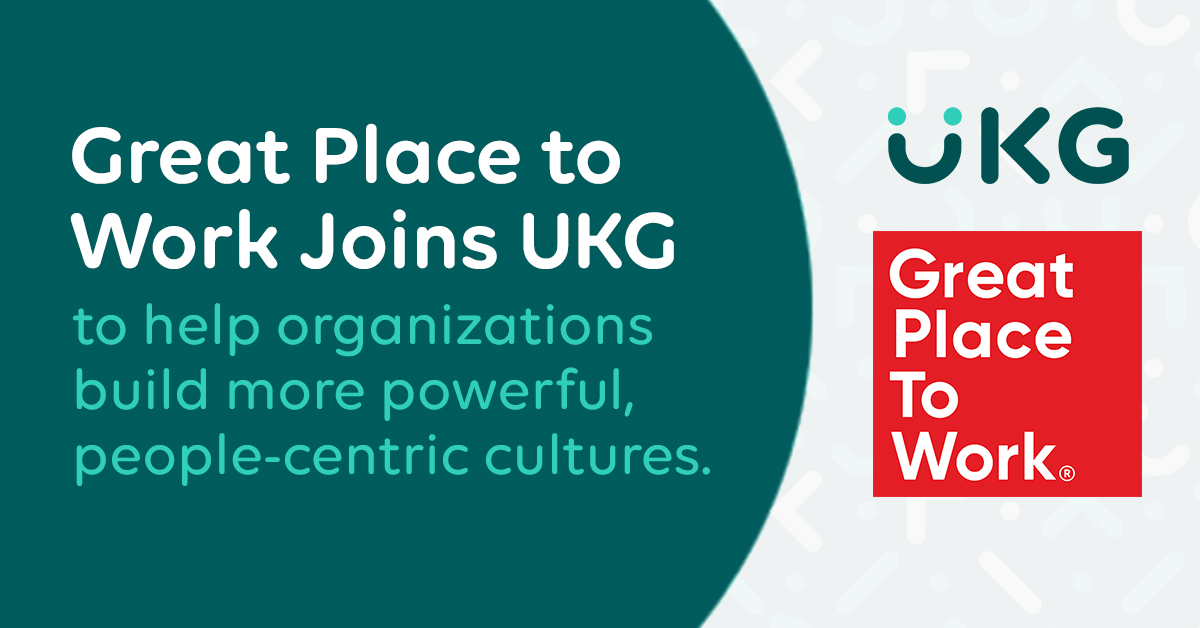 UKG Acquires Great Place to Work