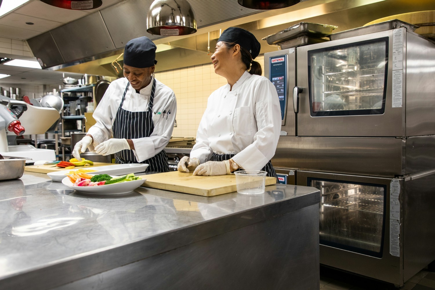  Culinary colleagues prep meals at Park Hyatt Chicago