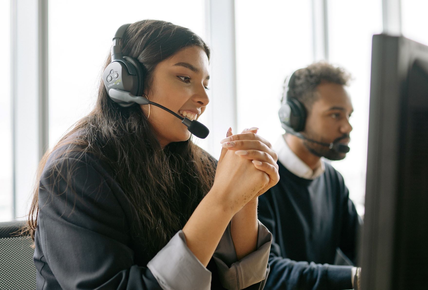  BIPOC employee working in hybrid office