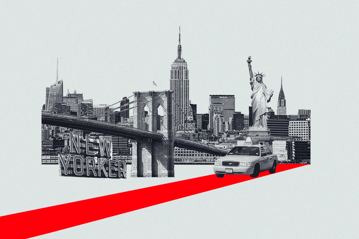  New York icons, including the Brooklyn Bridge, Empire State building and Statue of Liberty