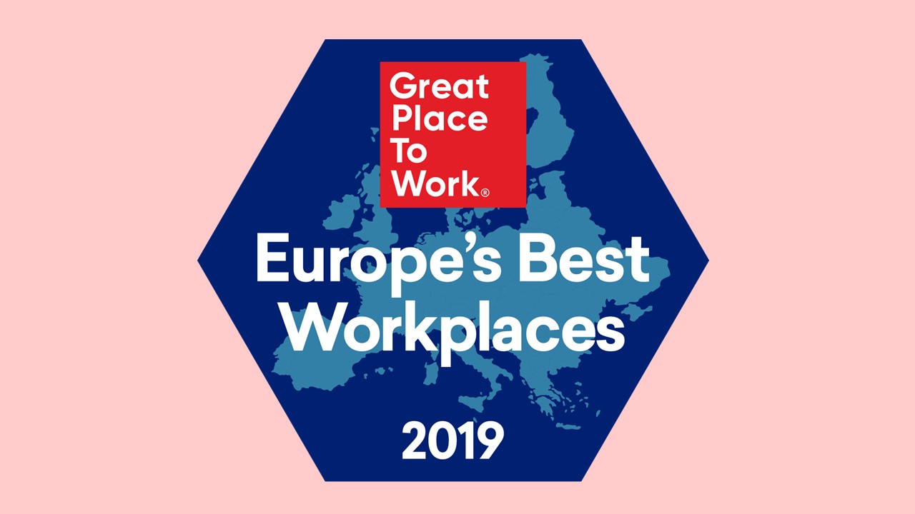  Employees Put Their Ideas to Work at the 2019 Best Workplaces in Europe