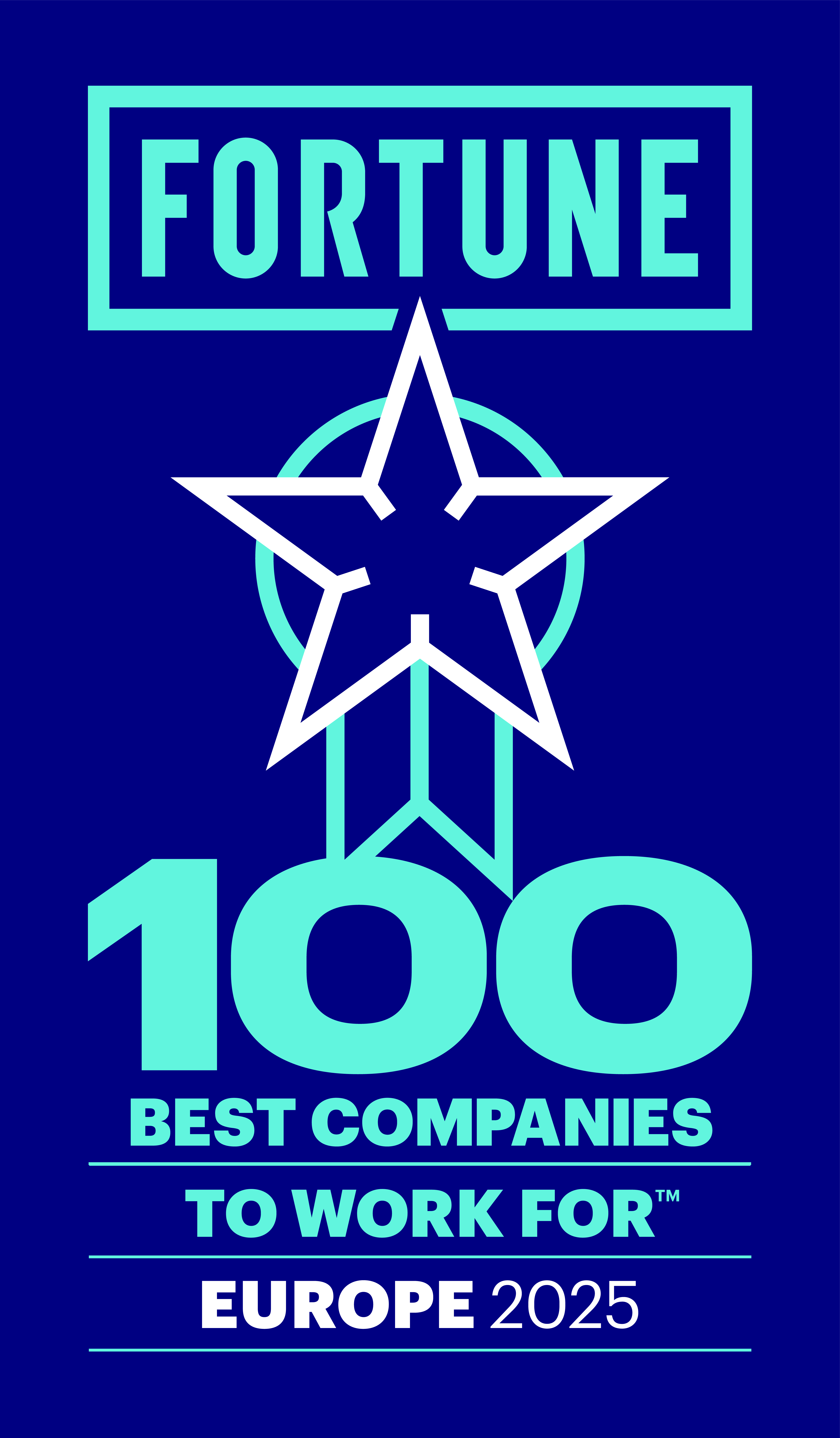 Fortune 100 Best Companies Europe 2024 List Badge