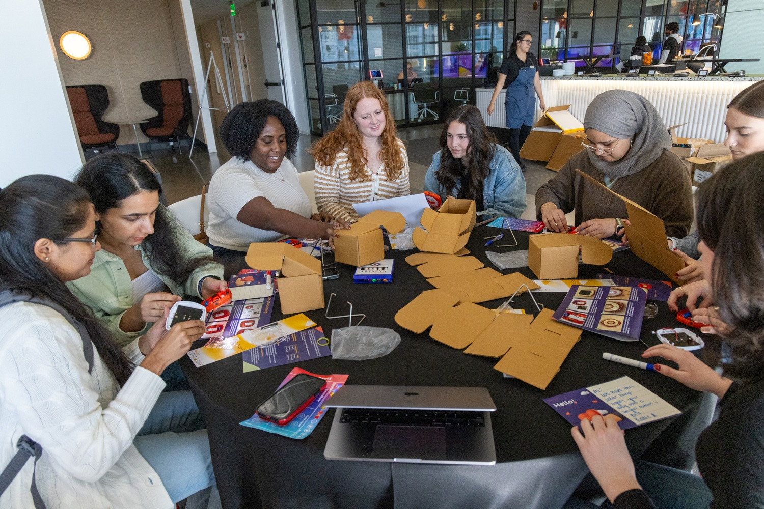 Recent college graduates at Graduate Summit, an annual event that introduces participants to life at Adobe.