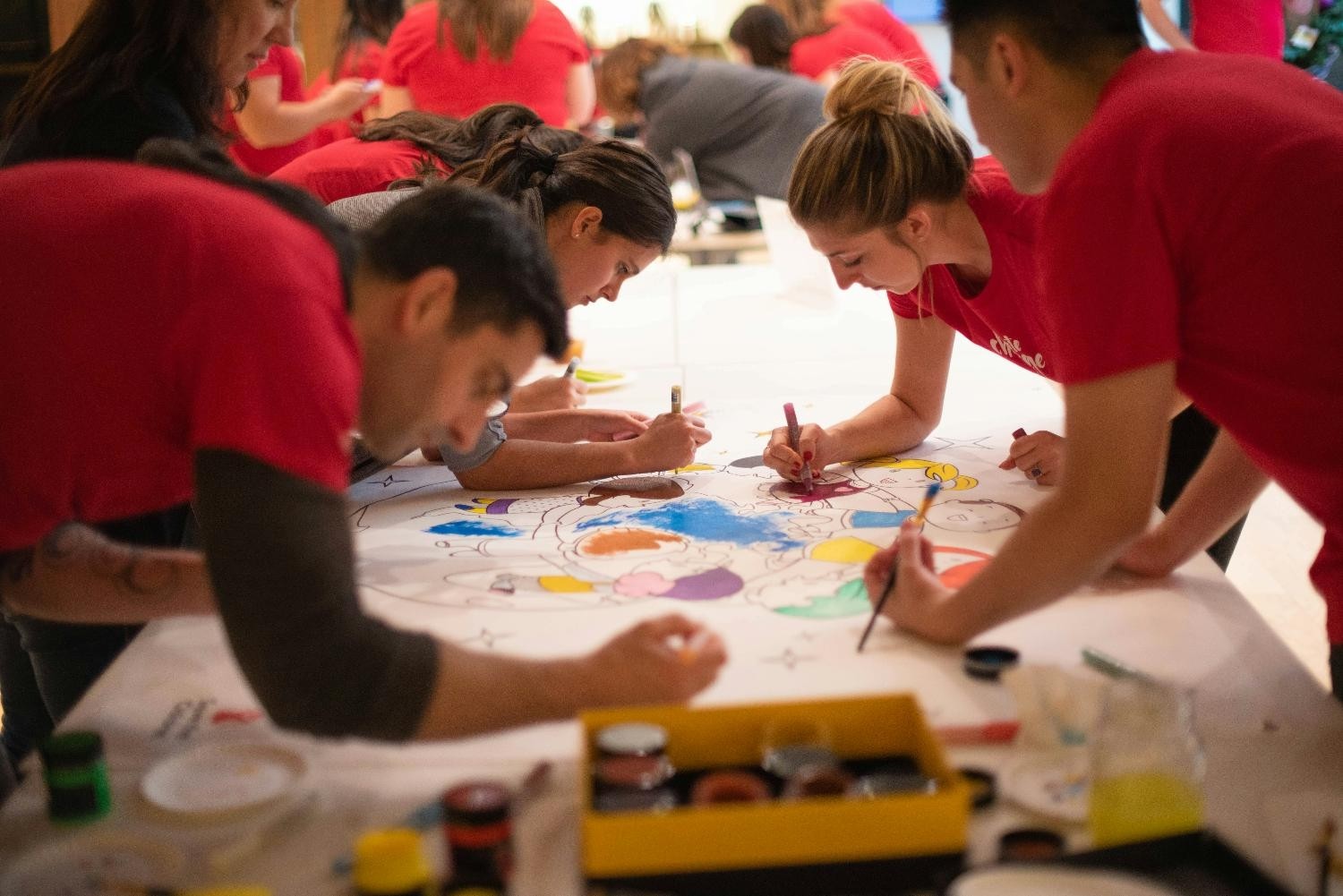 Adobe employees volunteering to create change
