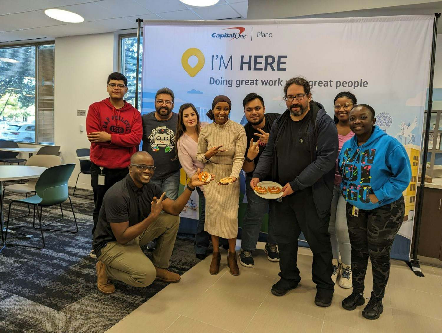 Capital One associates doing great work with great people