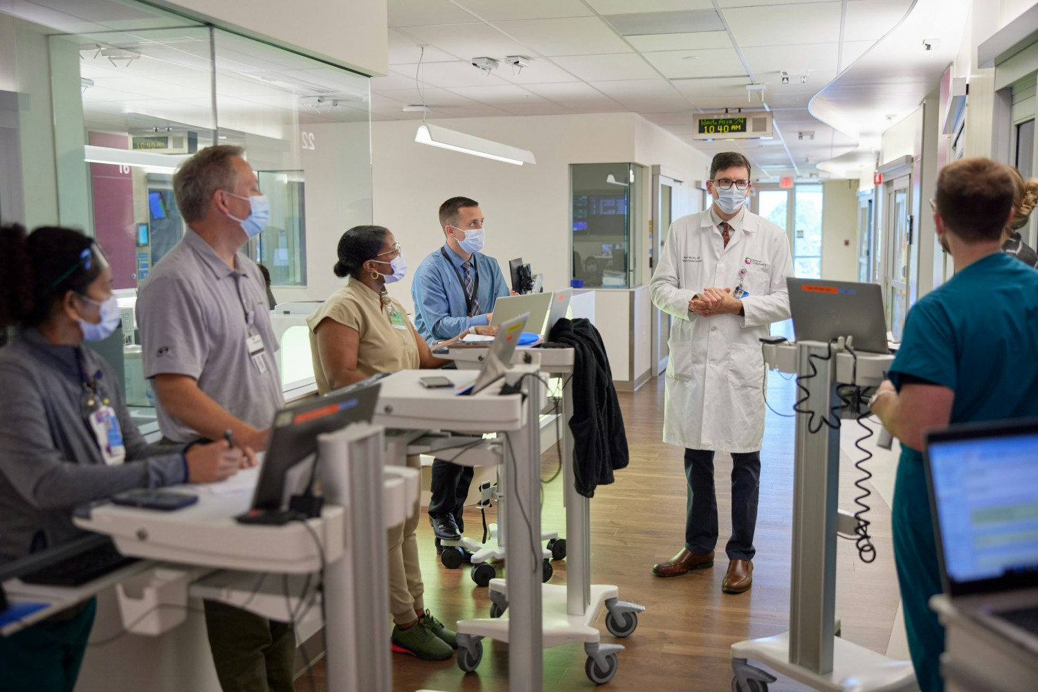 Multidisciplinary rounding in our 200 bed Neonatal Intensive Care Unit contributes to safe, high-quality critical care.