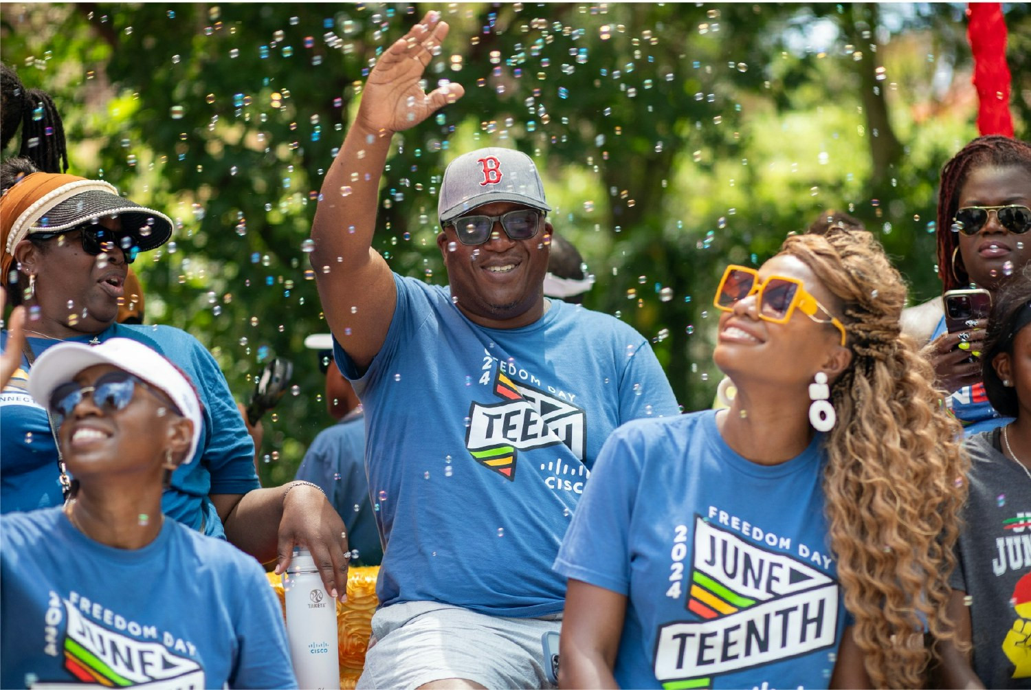 Members of Cisco’s Connected Black Professionals Inclusive Community, OneTen, and others celebrate Juneteenth in ATL.
