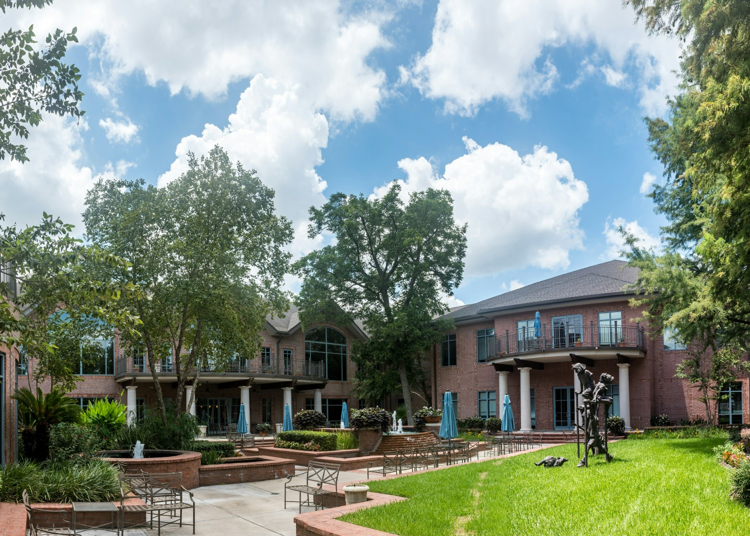 View from the courtyard area of the Home Services Team (Corporate) office