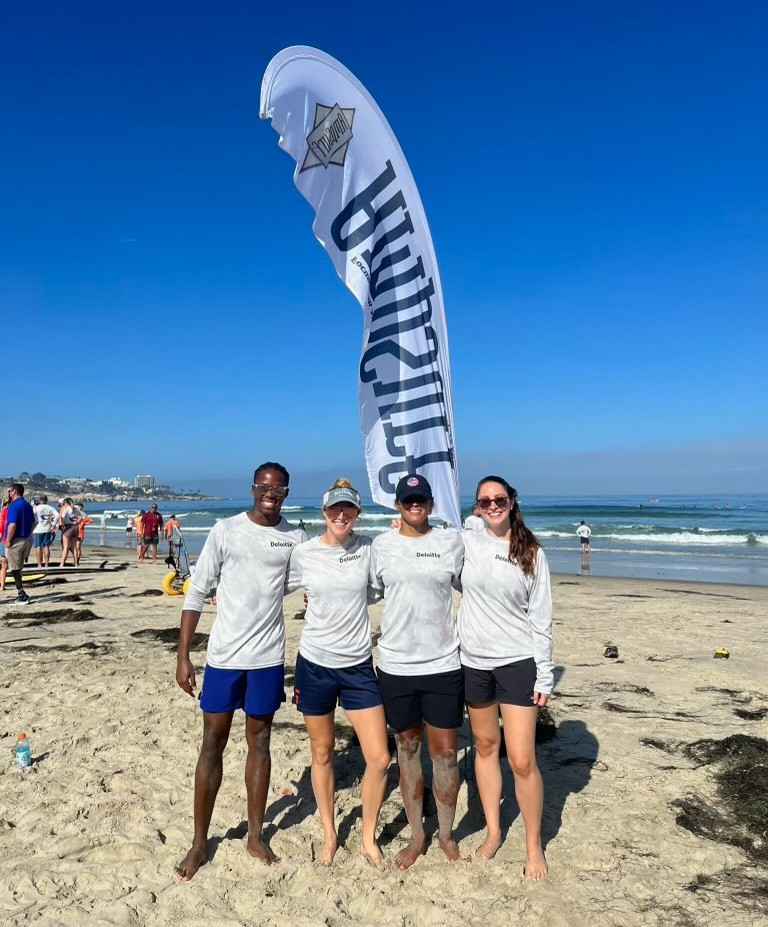 Deloitte professionals enjoy teaming both in and out of the office.