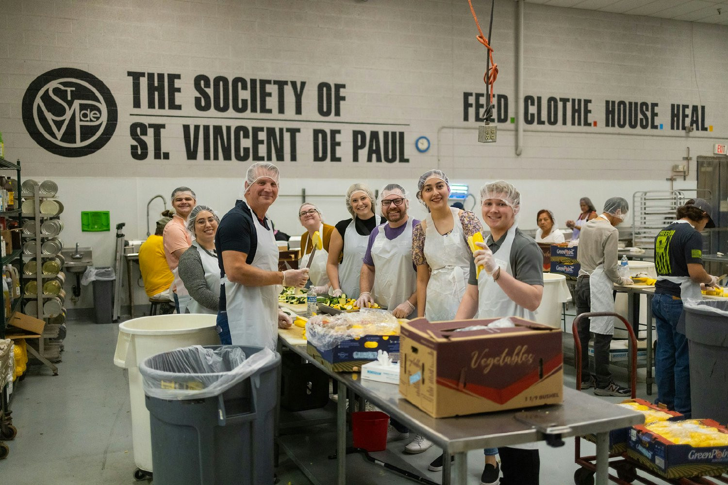 We host several volunteer events per quarter for our teams to get involved with the community. 