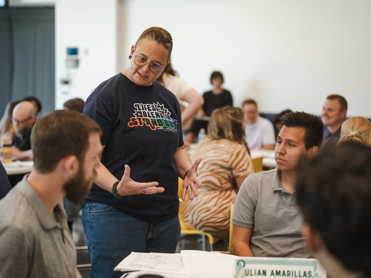 We welcome an intern class every year, and we host development workshops for them to make the most of their experience.