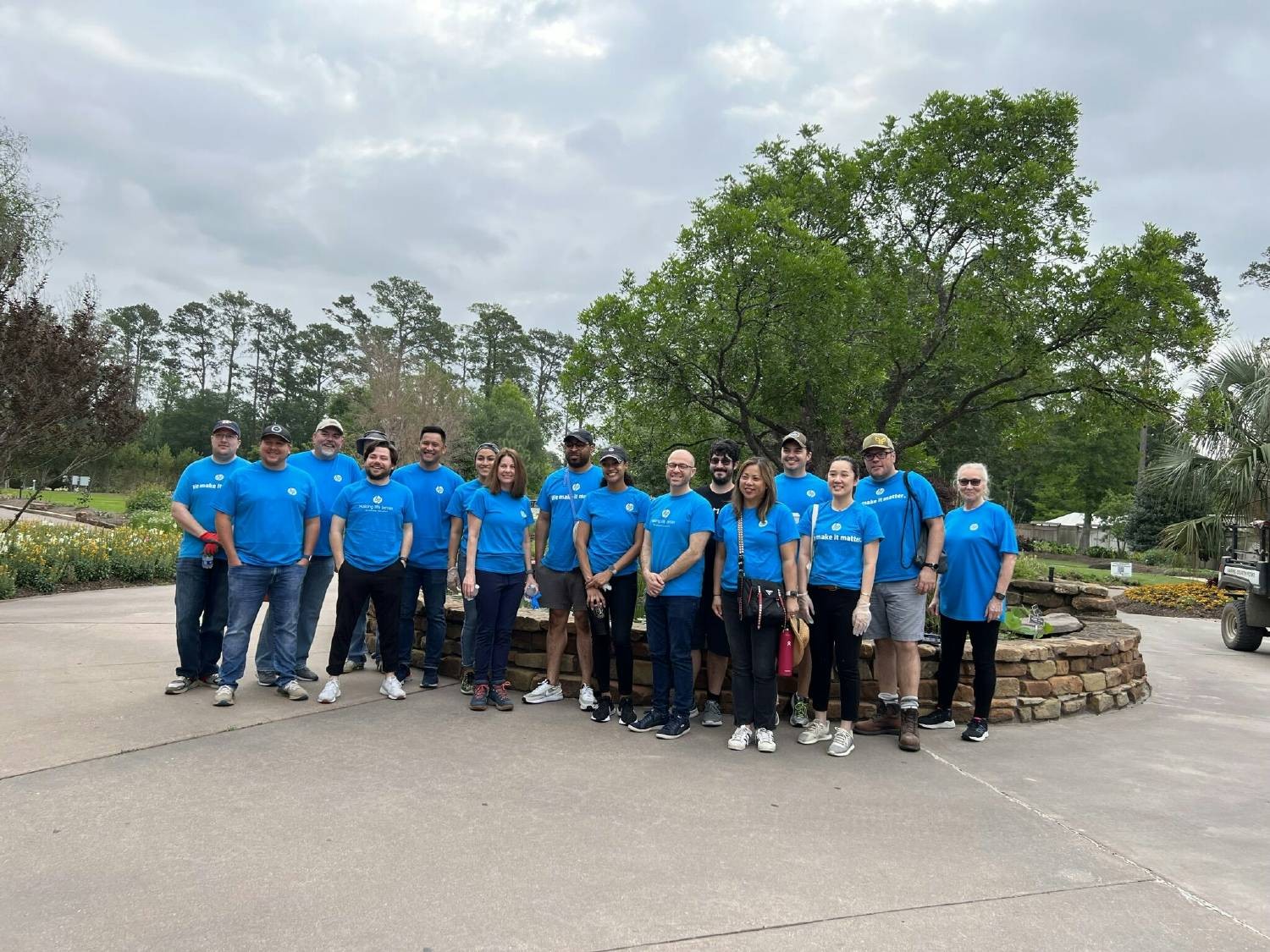 HP Houston Earth Day Cleanup at Mercer Arboretum and Botanic Gardens. Photo by HP.