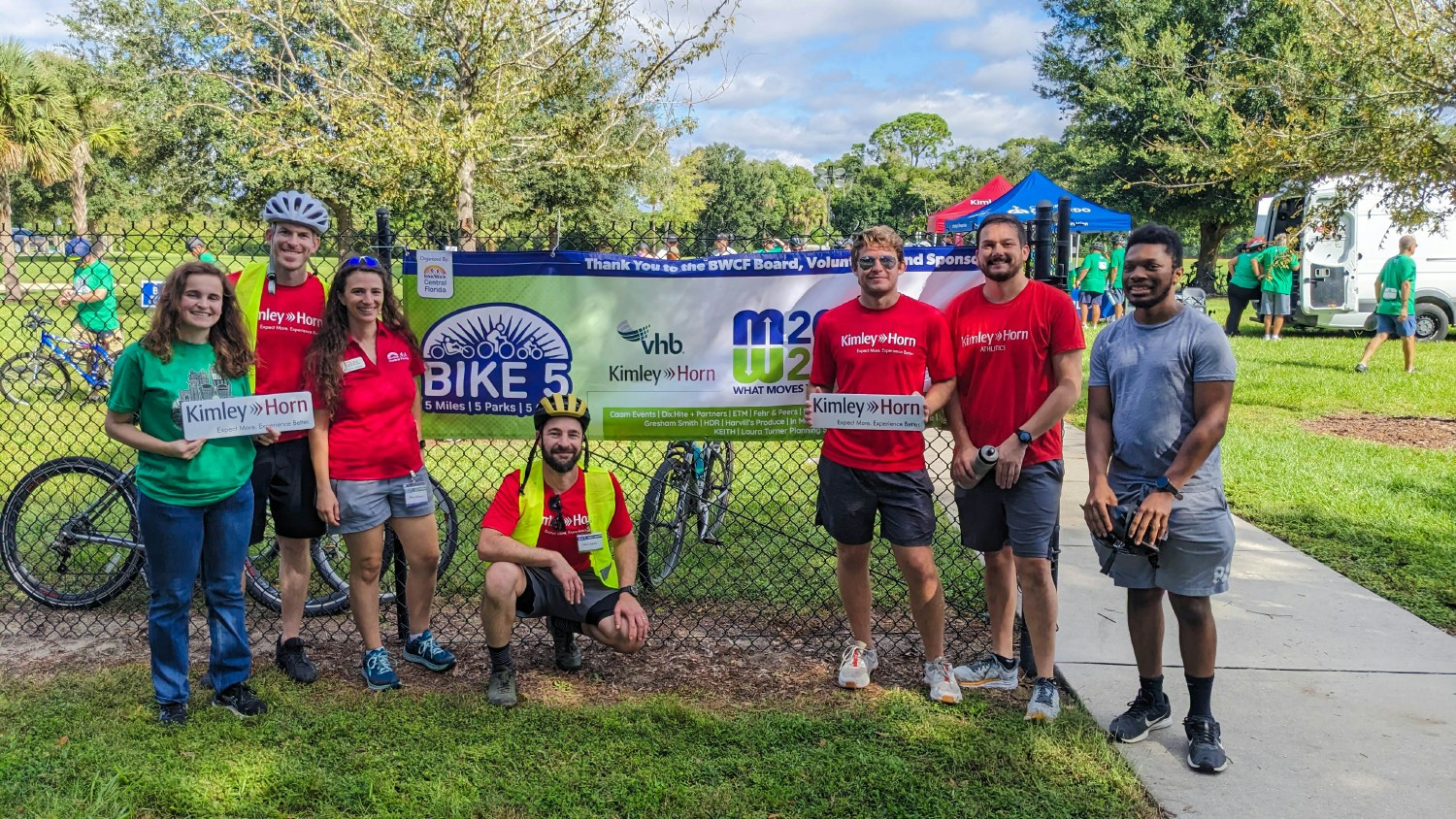 Our Orlando employees volunteer and participate in Bike 5, an event that celebrates bicycle riding. Ride on!