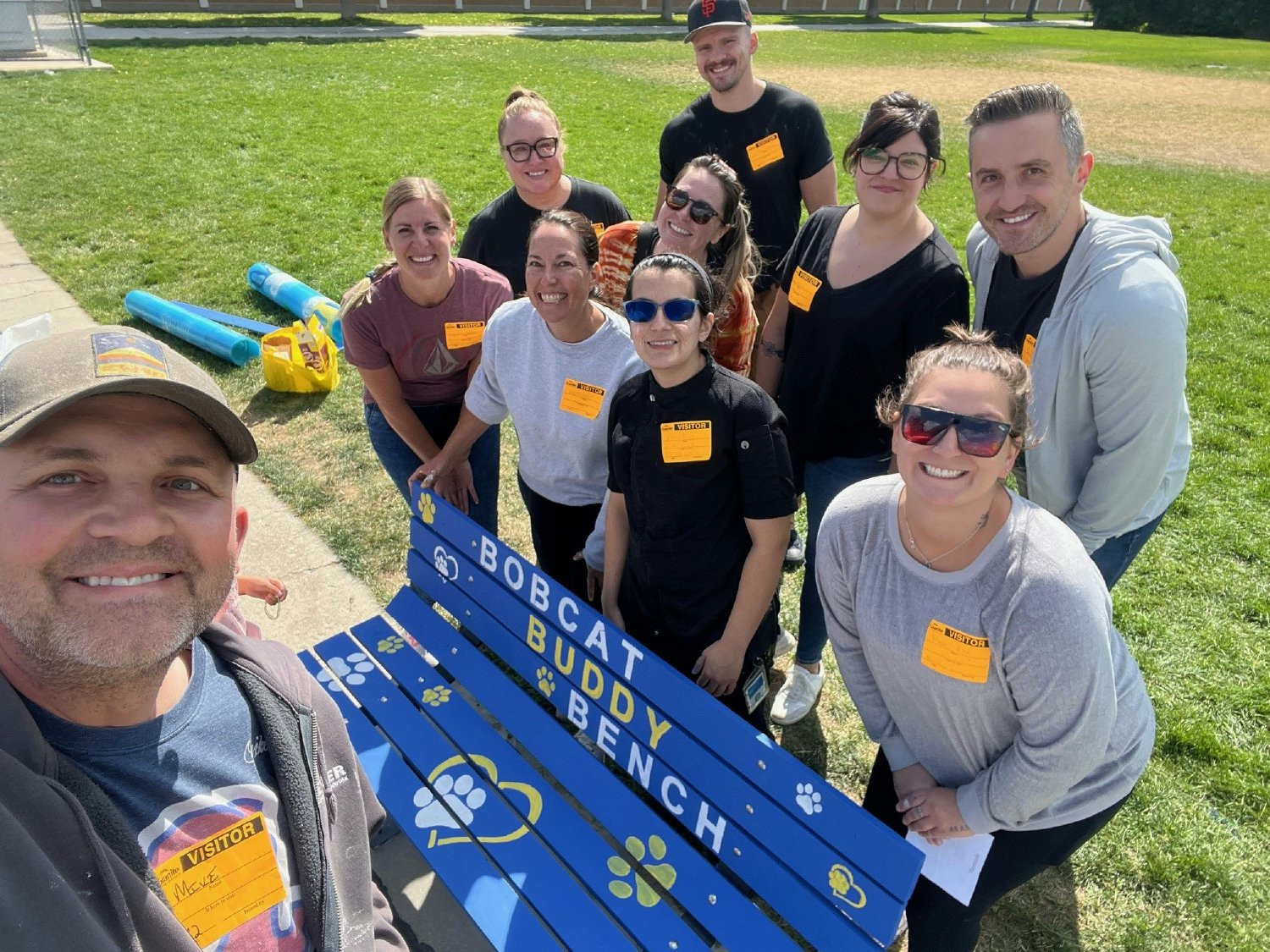 United Way Day of Caring event at Lincoln Elementary building 
