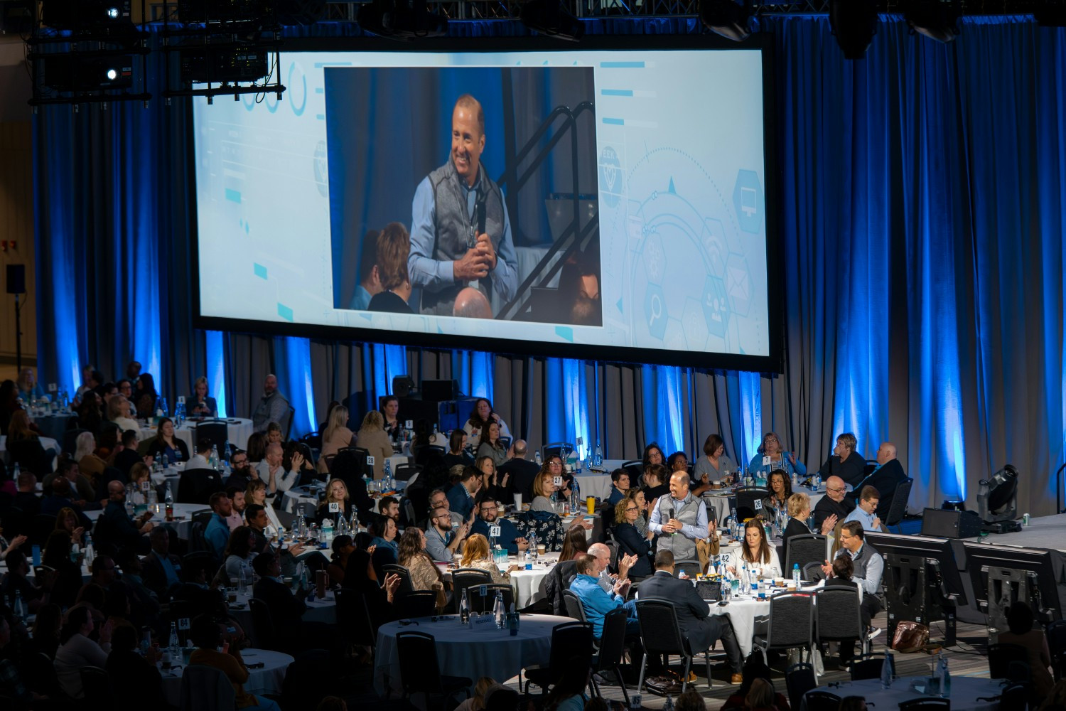 OhioHealth’s 1,500+ people-leaders discuss the vision for the organization during the biannual Leadership Briefing