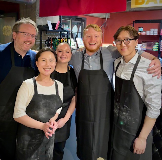 Our Seattle Summer Program enjoyed a lively cooking class at Hot Stove Society, a culinary school.