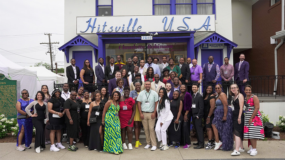 African American Staff Resource Group members celebrated in style with a sneaker ball at the Motown Museum in Detroit.