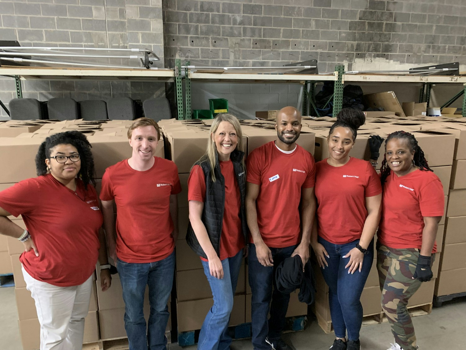 We volunteer throughout the year, giving back and improving our communities.
