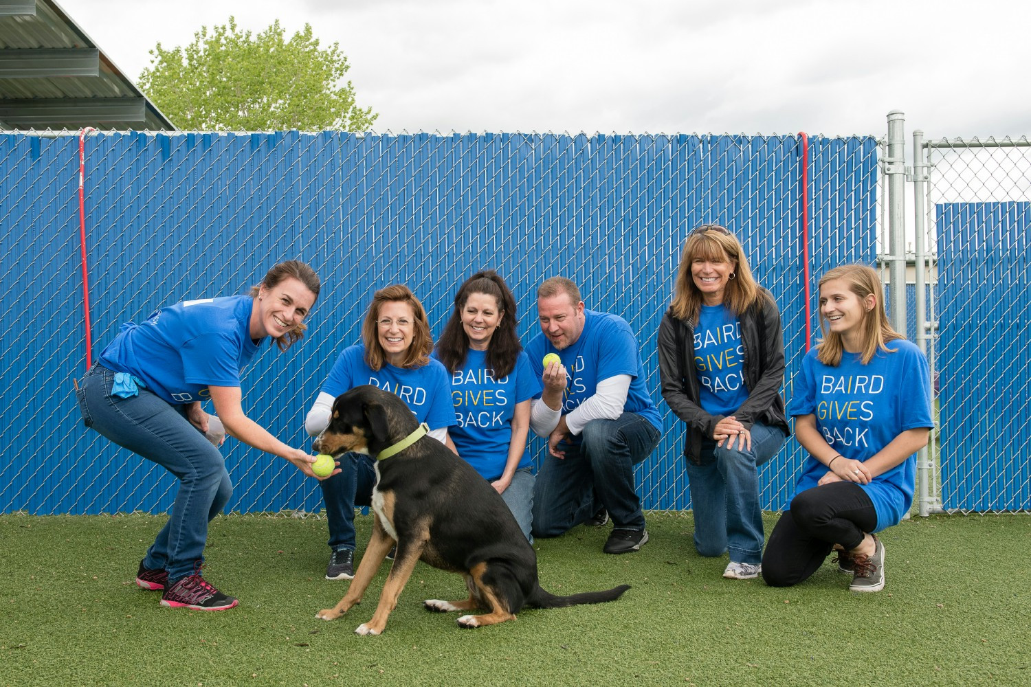 Baird associates volunteer at Freedom Service Dogs during our annual Baird Gives Back.