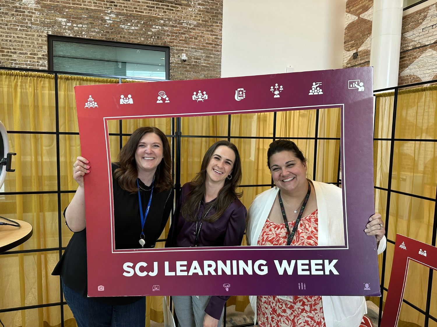 Posing and having fun during Learning Week.