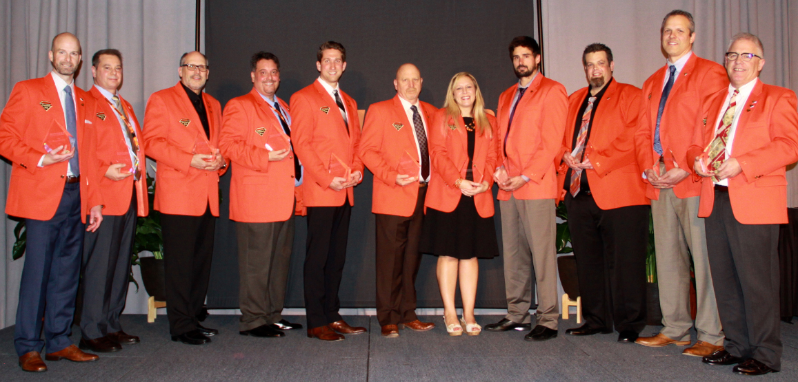 Celebrating our elite sales team at the Orange Jacket Award Ceremony.